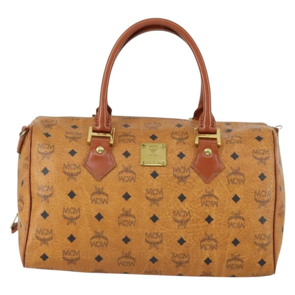MCM Visetos logogramme Handbag Canvas and Leather - image 1