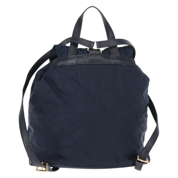 Prada Buckle Backpack Quilted Tessuto Medium