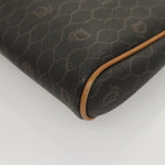 Christian Dior Vintage Honeycomb Zip Pouch Canvas and Leather - image 8