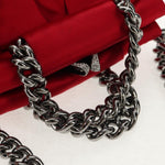 Christian Louboutin Yoyo Frame Clutch Satin - image 7