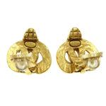 Chanel CC logo heart Gold-plated - image 3