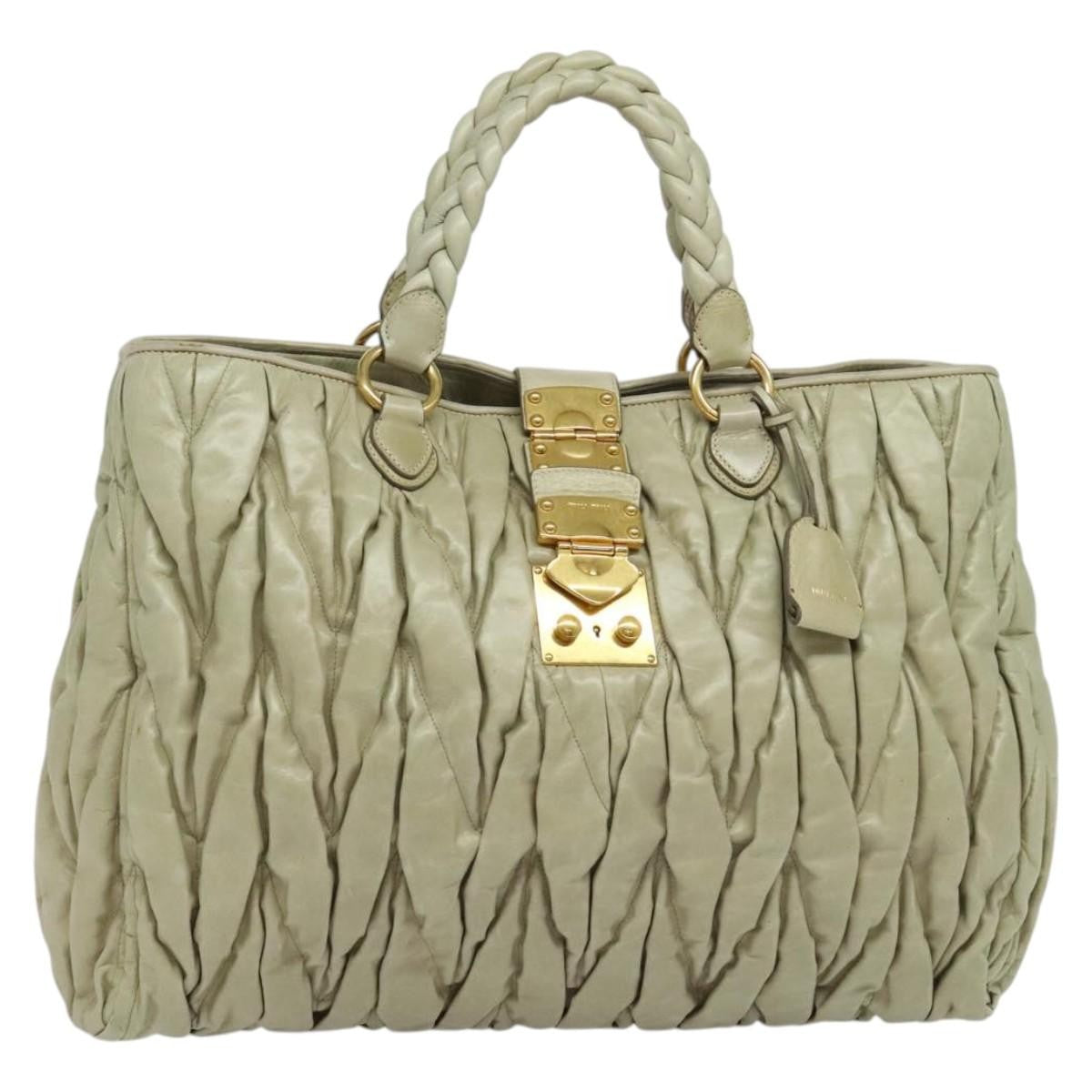 Miu Miu Coffer Convertible Satchel Leather - image 1