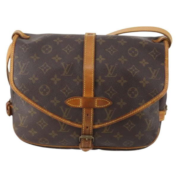 Louis Vuitton Saumur Handbag Monogram Canvas 30 - image 1