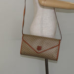 Celine Vintage Macadam Shoulder Bag Canvas and Leather - image 13