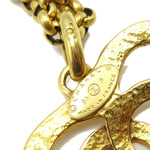 Chanel CC Heart Pendant Necklace Metal - image 3