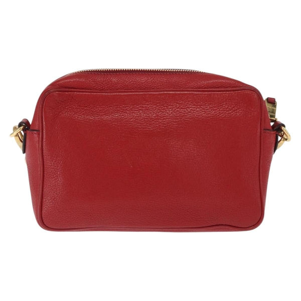 Miu Miu Madras Zip Pocket Crossbody Leather
