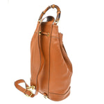 Gucci Vintage Bamboo Sling Backpack Leather Large - image 4