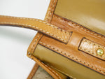 Celine Vintage Macadam Shoulder Bag Canvas Medium - image 15