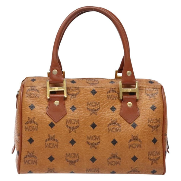 MCM Visetos logogramme Handbag Canvas and Leather