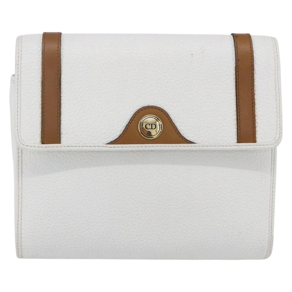 Christian Dior Vintage CD Logo Shoulder Bag Leather - image 1