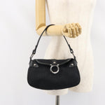 Salvatore Ferragamo Gancini Shoulder Bag Canvas - image 13