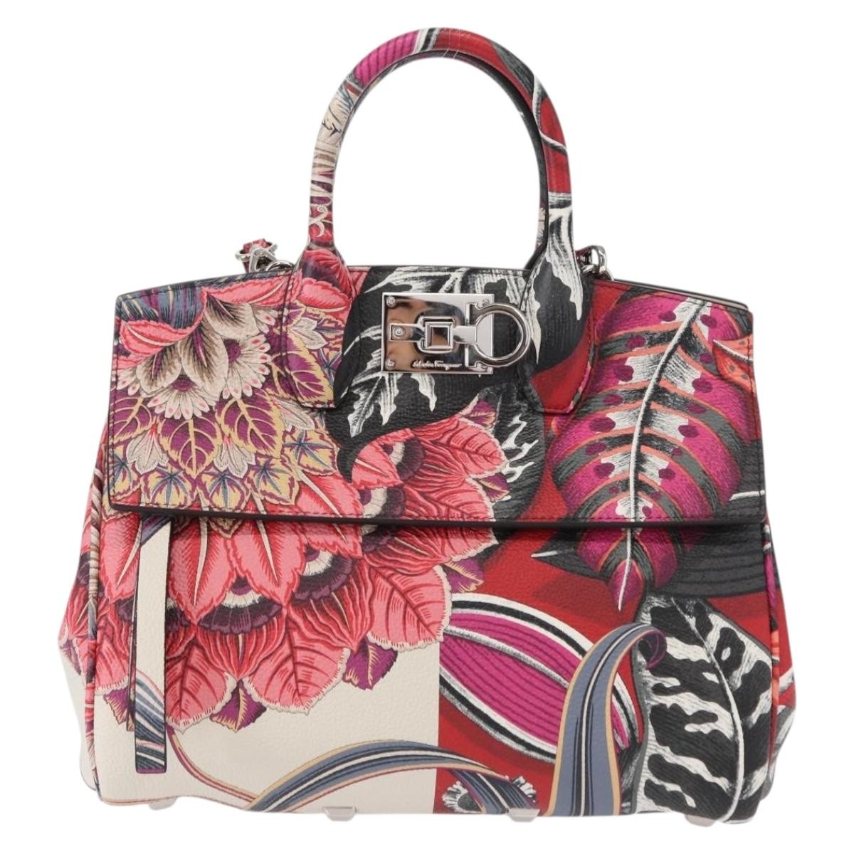 Salvatore Ferragamo Studio Satchel Printed Leather Small - image 1