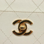 Chanel CC Shoulder Bag Quilted Caviar - image 12