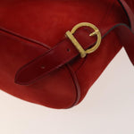 Salvatore Ferragamo Gancini Flap Drawstring Backpack Suede - image 9