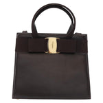 Salvatore Ferragamo Convertible Vara Bow Tote Leather Small - image 18