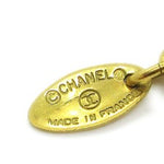 Chanel Vintage Quilted CC Pendant Necklace Metal Large - image 4