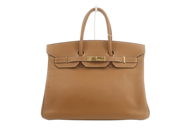 Hermes Birkin Handbag Blue Togo with Palladium Hardware 35 - image 1