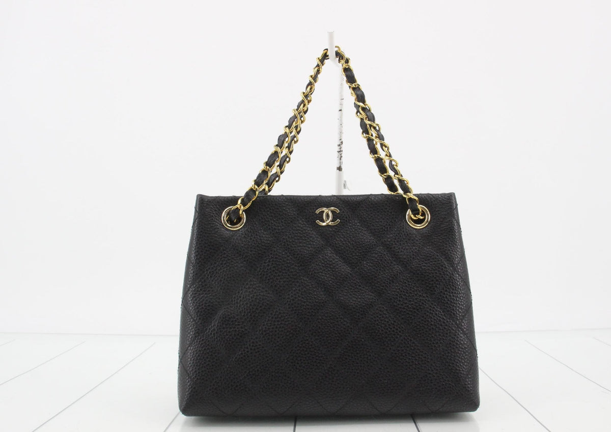 Chanel Shopping Tote Quilted Caviar Large - image 1