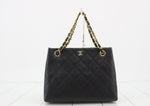 Chanel Shopping Tote Quilted Caviar Large - image 1