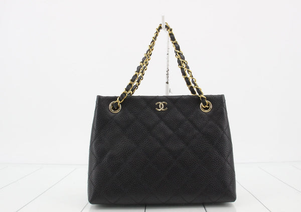 Chanel Shopping Tote Quilted Caviar Large - image 1