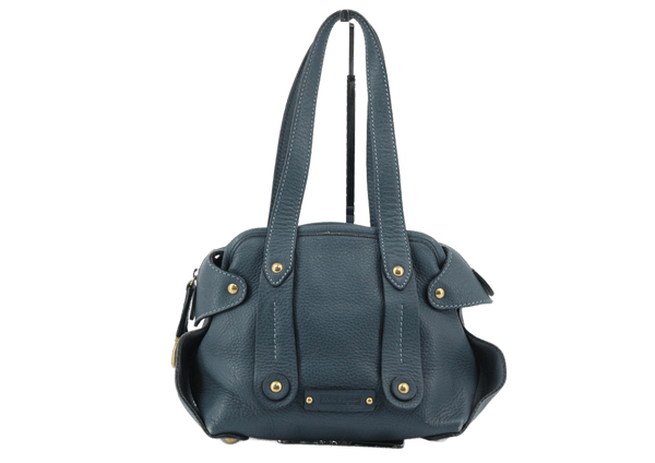 Salvatore Ferragamo Gancini Shoulder Bag Pleated Leather Large - image 1