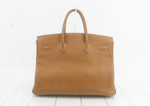 Hermes Birkin Handbag Blue Togo with Palladium Hardware 35 - image 3