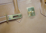 Hermes Birkin Handbag Blue Togo with Palladium Hardware 35 - image 17